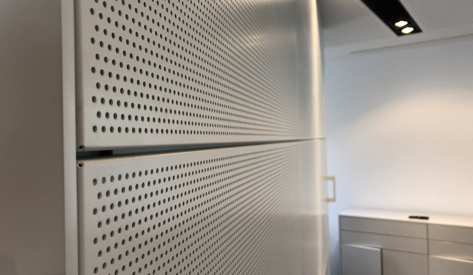 Faltbare Lärmschutzwand